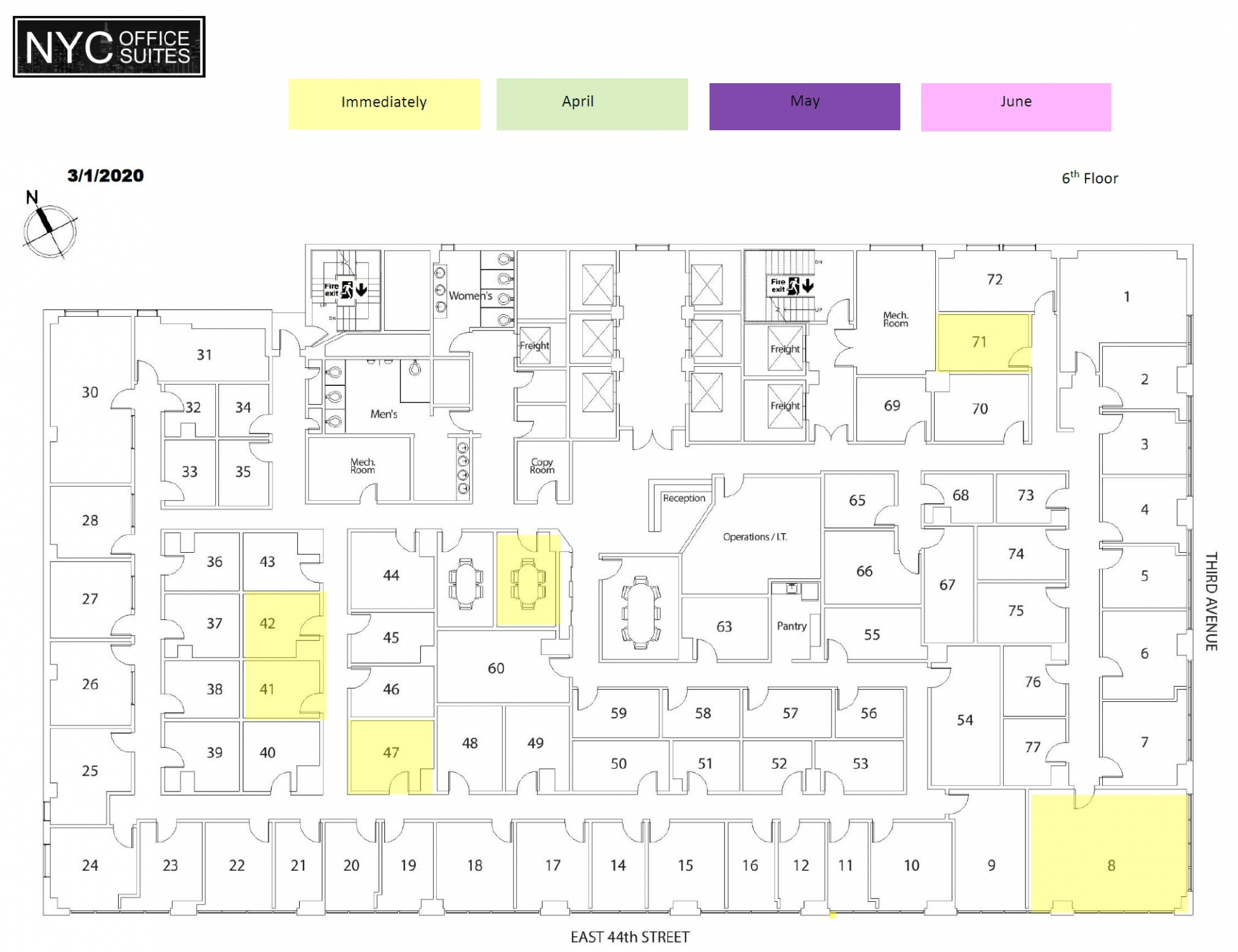 3.1.202 | 6th Floor Availability